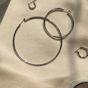 Leggera Hoop White Gold