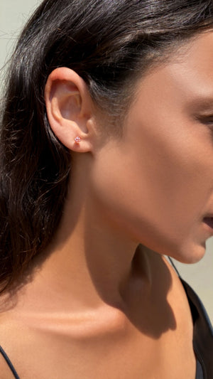 Taffy Studs 0.47ct 18K Rose Gold
