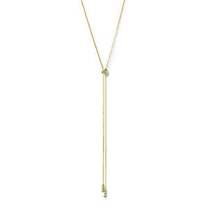 Tulisa Marquise Necklace Gold Vermeil