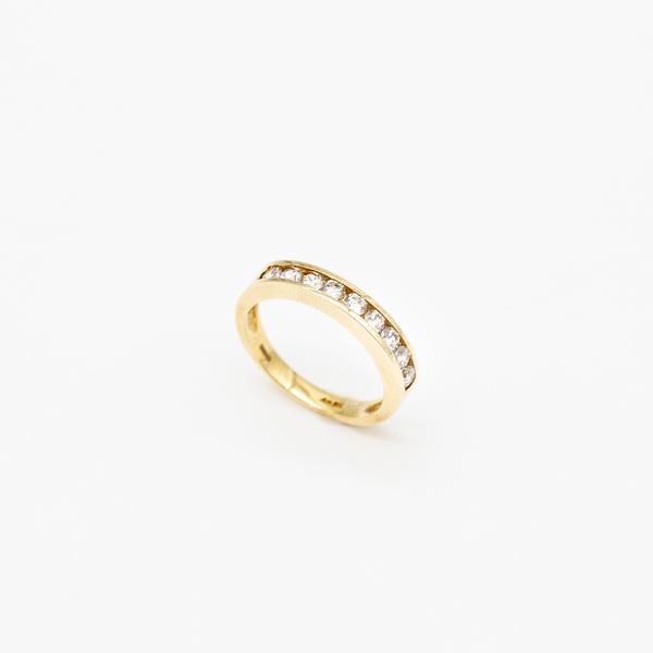 Eternity Band In Yellow Gold